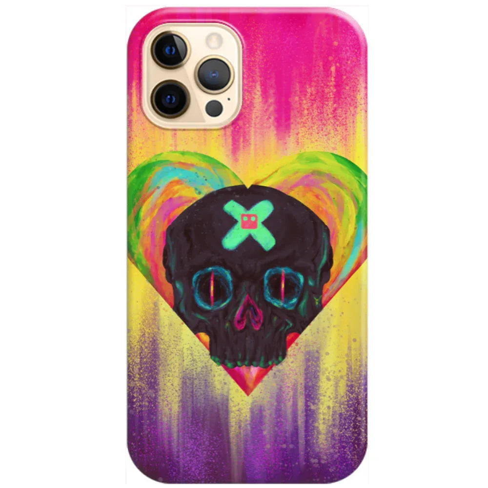 Husa compatibila cu Apple iPhone 14 Pro model Skull Art, Silicon, TPU, Viceversa - Viceversa