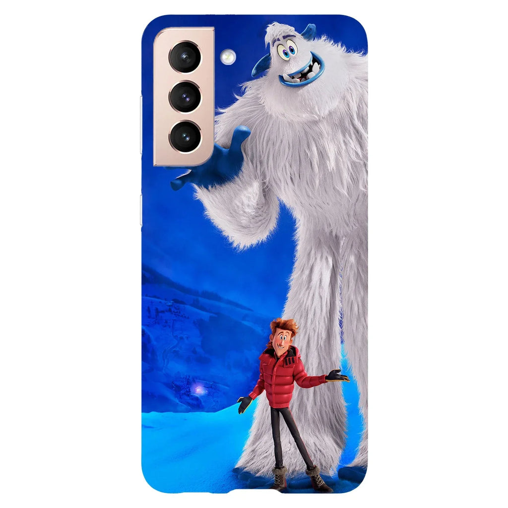 Husa compatibila cu Samsung Galaxy S21 Ultra model Smallfoot, Silicon, TPU, Viceversa - Viceversa