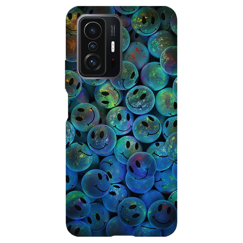 Husa compatibila cu Xiaomi Mi 11 Lite model Smiley Faces, Silicon, TPU, Viceversa