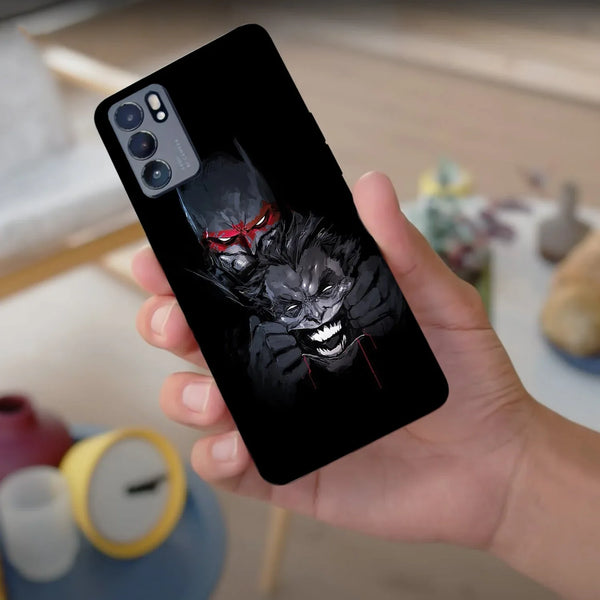 Husă din silicon Oppo Find X3 Smile joker, printare UV