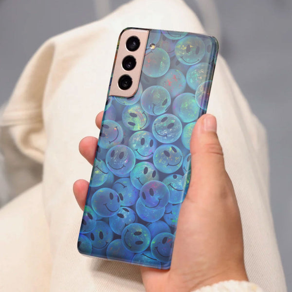 Husa Samsung Galaxy S21 FE model Smiley Faces, Silicon, TPU, Viceversa