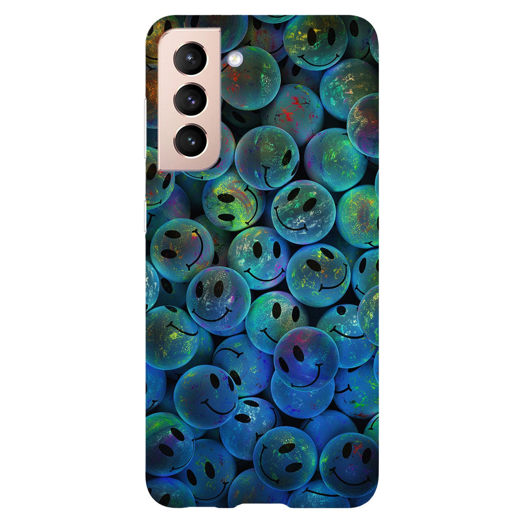 Husa Samsung Galaxy S21 FE model Smiley Faces, Silicon, TPU, Viceversa