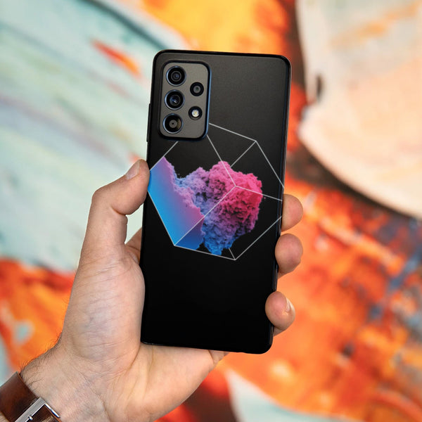 Husa Samsung Galaxy Galaxy A72 model Smoke Cube, Silicon, TPU, Viceversa