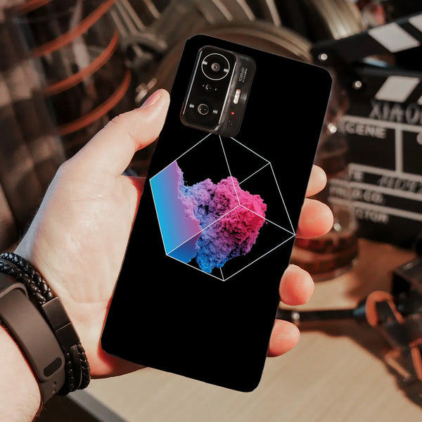 Husa compatibila cu Xiaomi Mi 11 Lite model Smoke Cube, Silicon, TPU, Viceversa