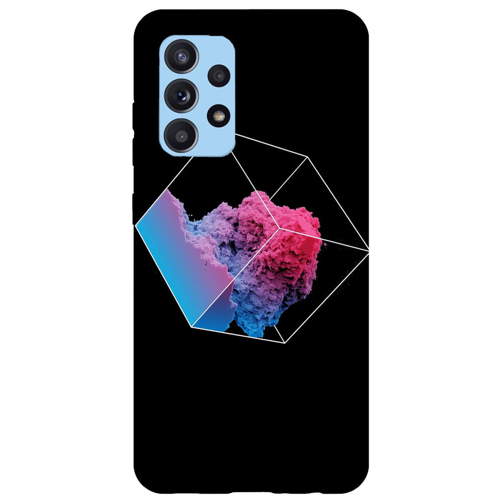 Husa Samsung Galaxy Galaxy A72 model Smoke Cube, Silicon, TPU, Viceversa