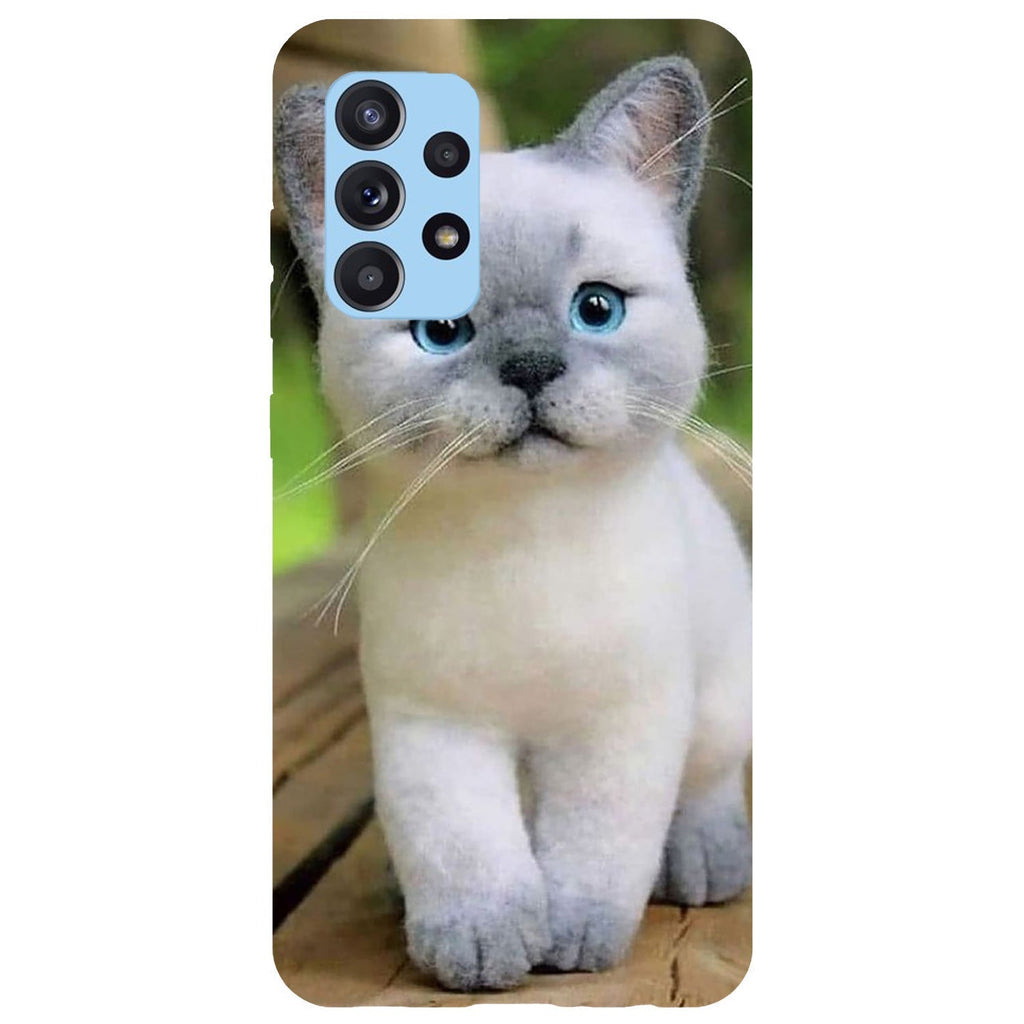 Husa compatibila cu Samsung Galaxy A73 5G model Smol cat, Silicon, TPU, Viceversa