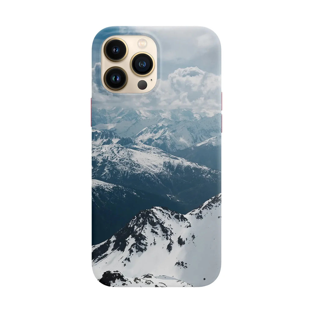 Husa compatibila cu Apple iPhone 13 model Snow Mountain, Silicon, TPU, Viceversa - Viceversa