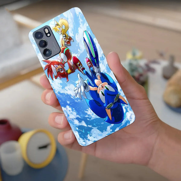 Husa compatibila cu Oppo Find X3 model Sonic the Hedgehog, Silicon, TPU, Viceversa - Viceversa