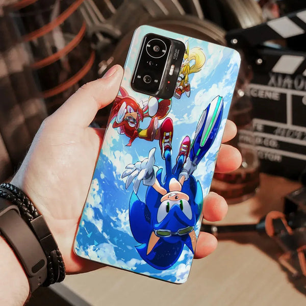 Husa compatibila cu Xiaomi Mi 11 Pro model Sonic the Hedgehog, Silicon, TPU, Viceversa - Viceversa