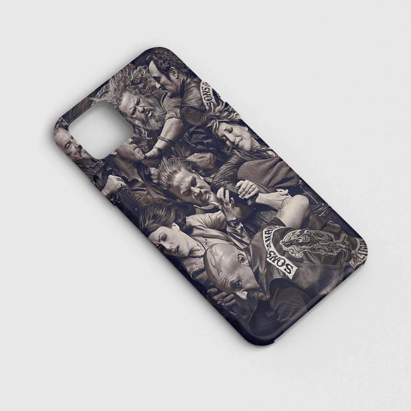Husa compatibila cu Apple iPhone 12 Mini model Sons of Anarchy, Silicon, TPU, Viceversa - Viceversa