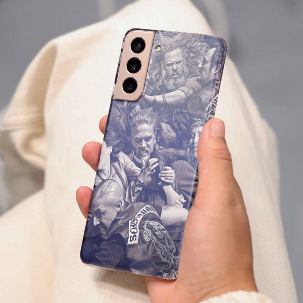 Husa compatibila cu Samsung Galaxy S21 FE model Sons of Anarchy, Silicon, TPU, Viceversa