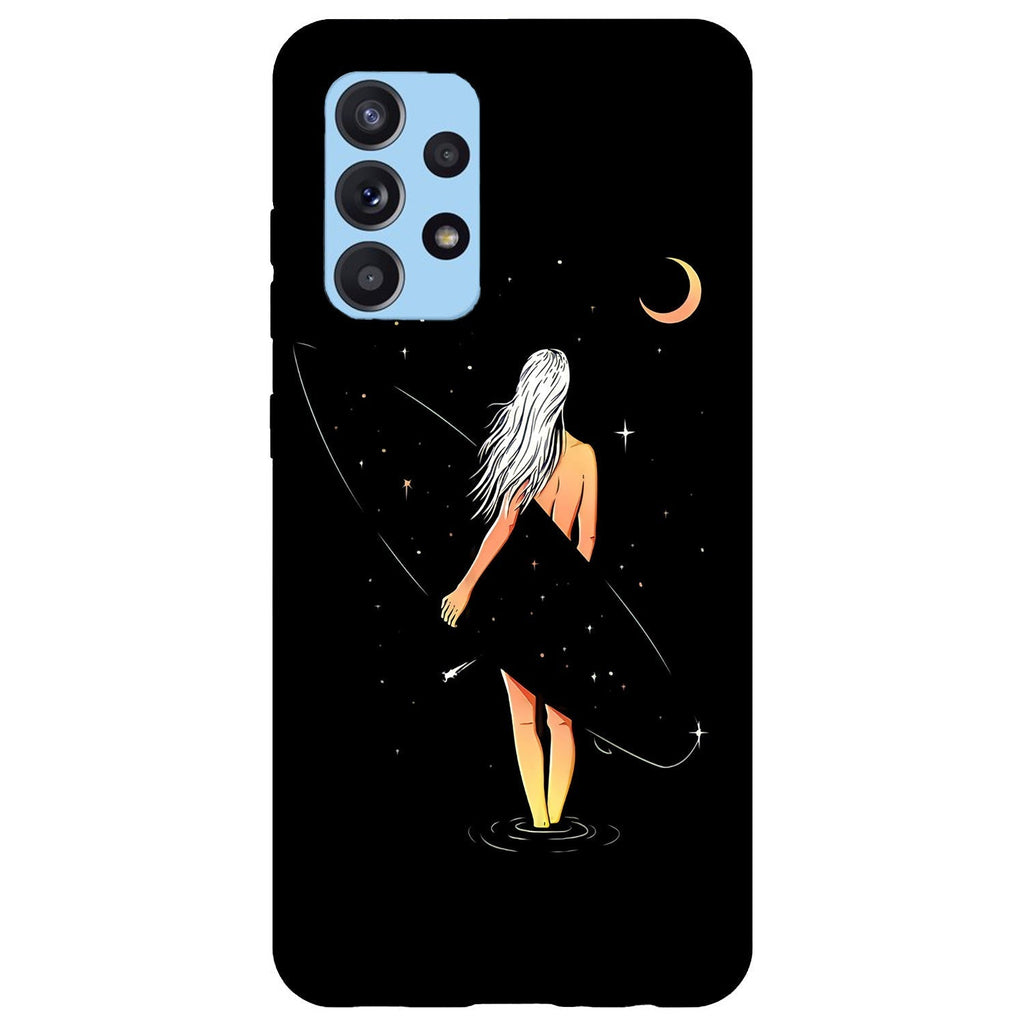 Husa compatibila cu Samsung Galaxy A73 5G model Soul surfer, Silicon, TPU, Viceversa