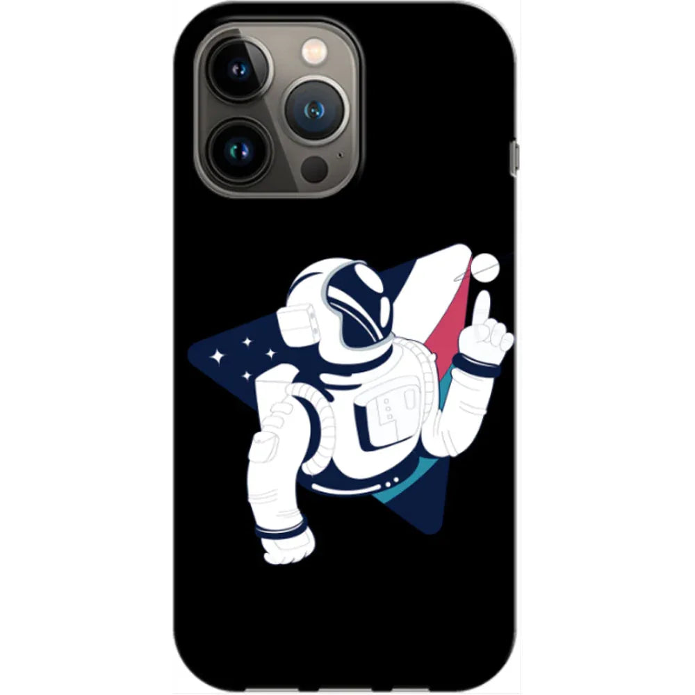 Husa compatibila cu Apple iPhone 14 Pro model Space Baller, Silicon, TPU, Viceversa - Viceversa