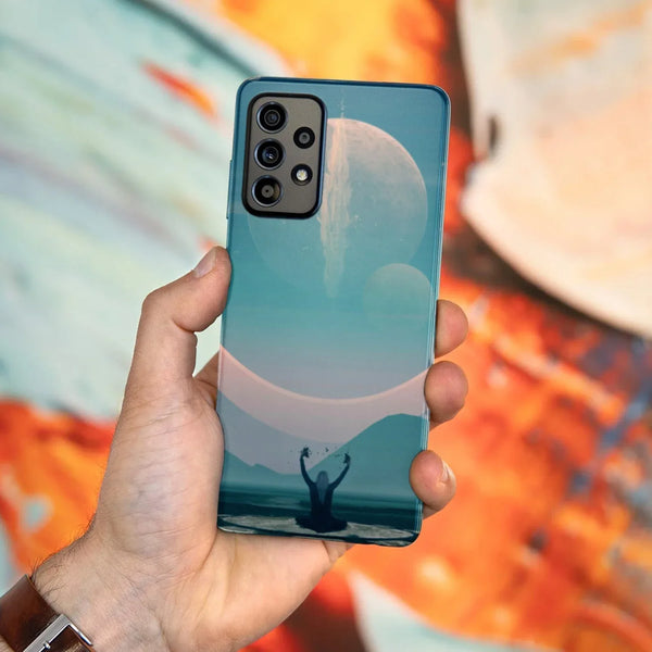 Husa compatibila cu Samsung Galaxy A22 4G model Space Connection, Silicon, TPU, Viceversa - Viceversa
