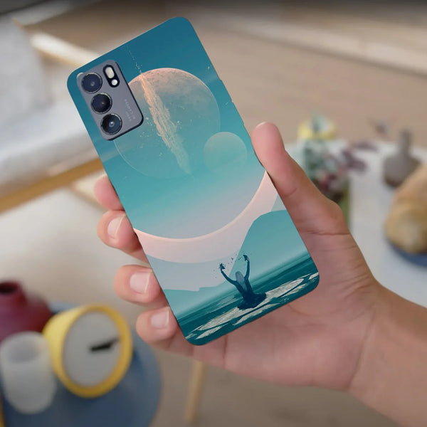 Husa compatibila cu Oppo Find X3 model Space Connection, Silicon, TPU, Viceversa - Viceversa