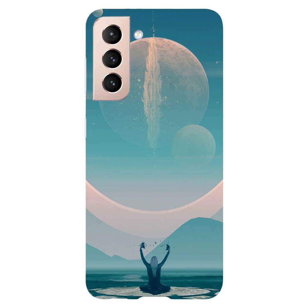 Husa Samsung Galaxy S21 Plus model Space Connection, Silicon, TPU, Viceversa - Viceversa