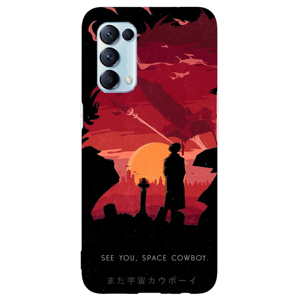 Husa compatibila cu Oppo Reno 5 4G model Space Cowboy, Silicon, TPU, Viceversa