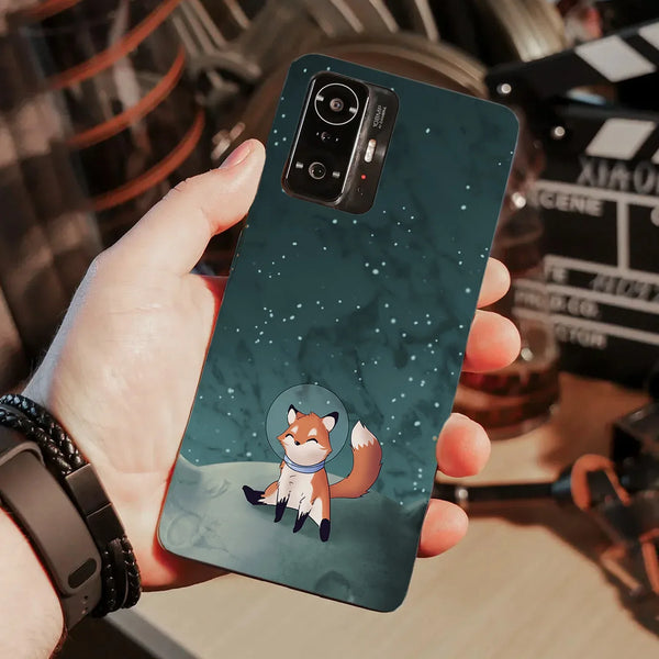 Husa compatibila cu Xiaomi Mi 11T Pro model Space Fox, Silicon, TPU, Viceversa - Viceversa