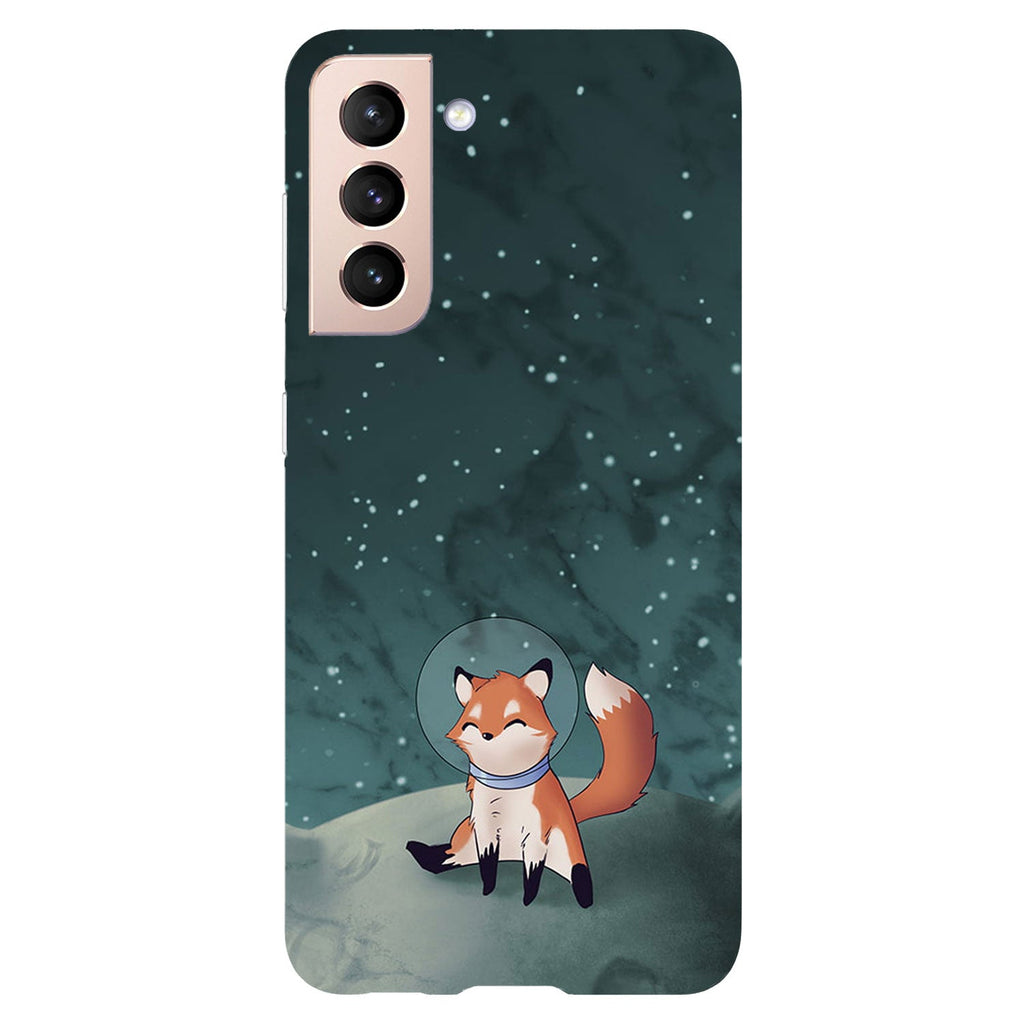 Husa Samsung Galaxy S21 FE model Space Fox, Silicon, TPU, Viceversa