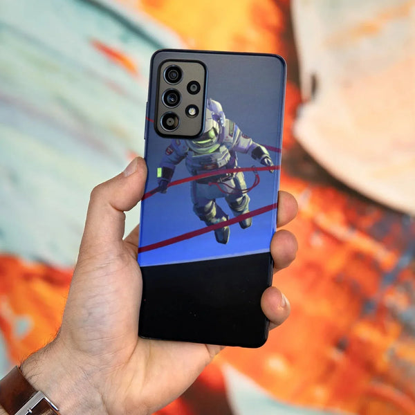 Husa compatibila cu Samsung Galaxy A22 4G model Space Pursuit, Silicon, TPU, Viceversa - Viceversa