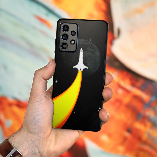 Husa compatibila cu Samsung Galaxy A73 5G model Space Shuttle, Silicon, TPU, Viceversa