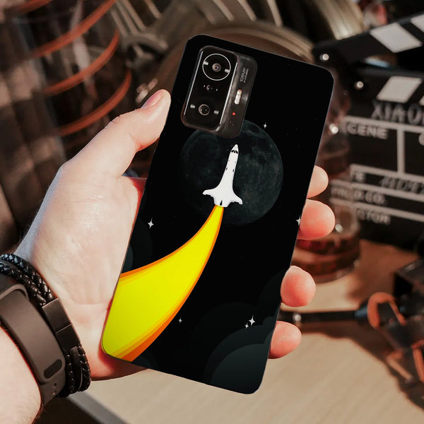 Husa compatibila cu Xiaomi Mi 11 Lite model Space Shuttle, Silicon, TPU, Viceversa