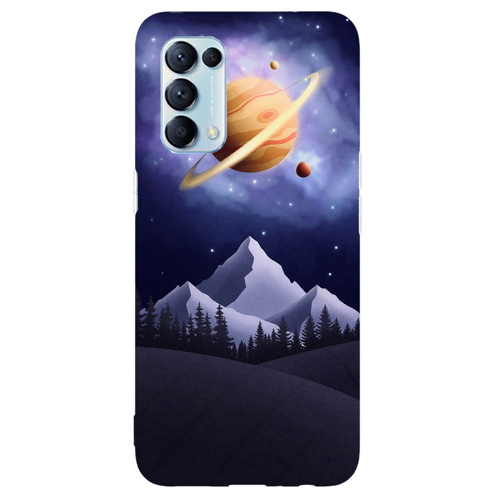 Husa compatibila cu Oppo Reno 5 4G model Space View, Silicon, TPU, Viceversa