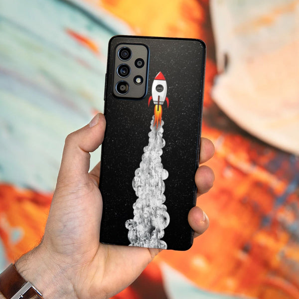 Husa compatibila cu Samsung Galaxy A73 5G model Space invaders, Silicon, TPU, Viceversa