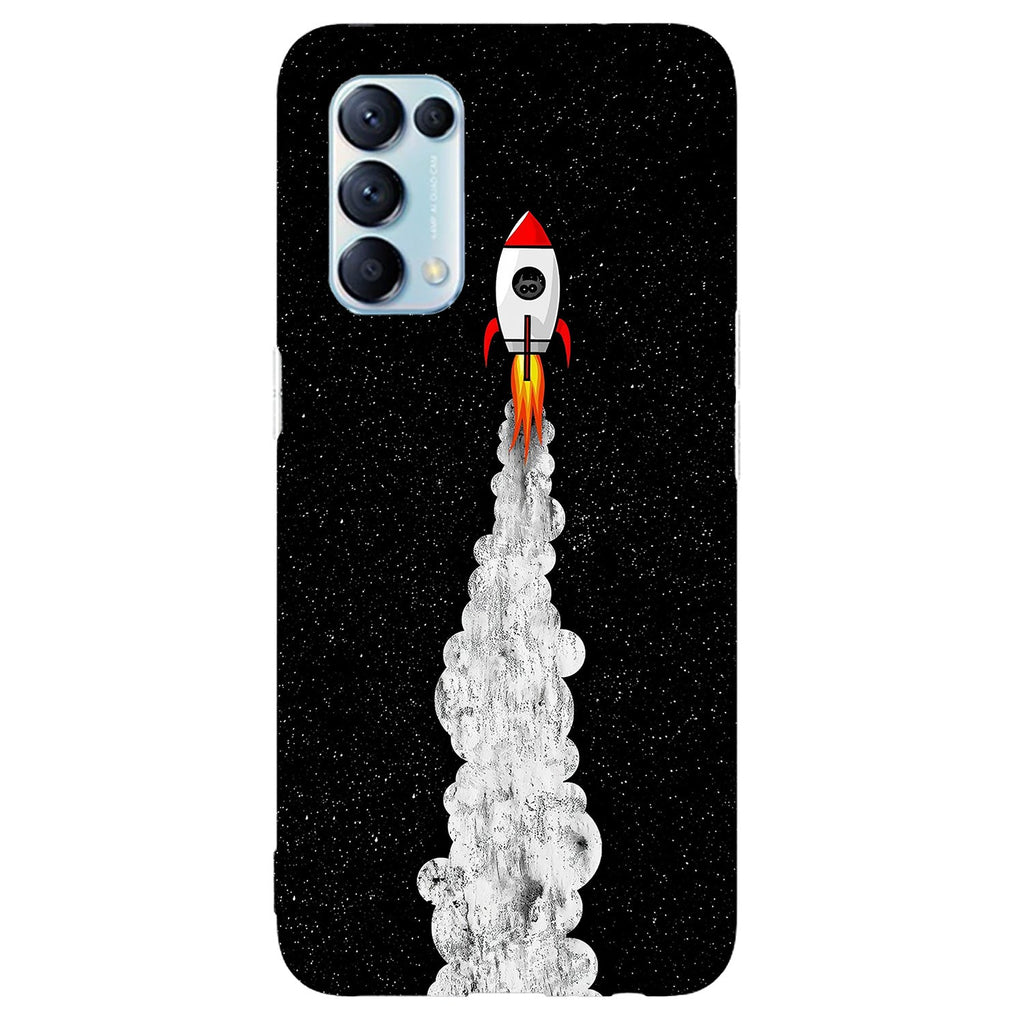 Husa compatibila cu Oppo Reno 5 4G model Space invaders, Silicon, TPU, Viceversa