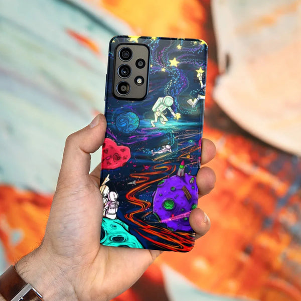 Husa Samsung Galaxy Galaxy A52s 5G model Space trip, Silicon, TPU, Viceversa - Viceversa