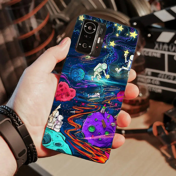 Husa compatibila cu Xiaomi Mi 11i model Space trip, Silicon, TPU, Viceversa - Viceversa