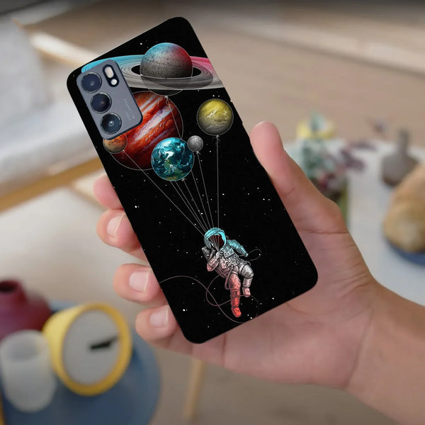 Husa compatibila cu Oppo Find X3 model Space walk, Silicon, TPU, Viceversa - Viceversa