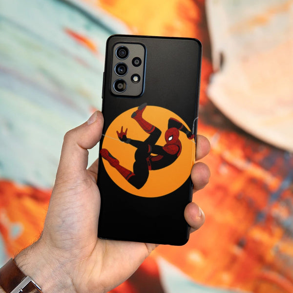 Husa compatibila cu Samsung Galaxy A73 5G model Spiderman Swing, Silicon, TPU, Viceversa