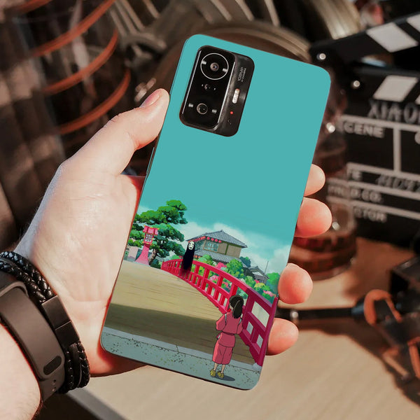 Husa compatibila cu Xiaomi Mi 9T model Spirited Away Bridge, Silicon, TPU, Viceversa