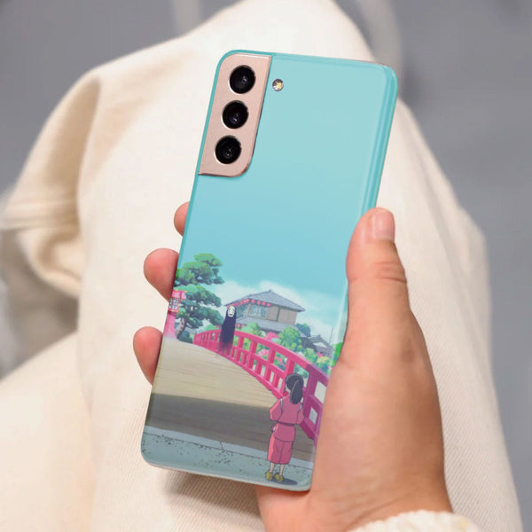 Husa Samsung Galaxy S21 FE model Spirited Away Bridge, Silicon, TPU, Viceversa