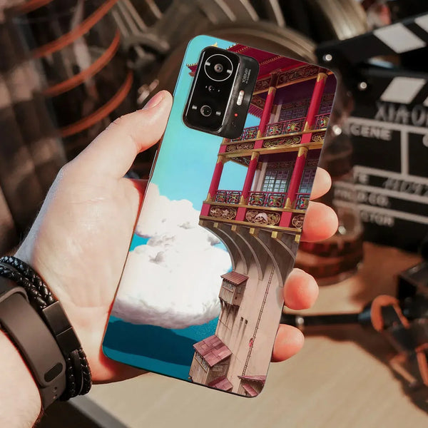 Husa compatibila cu Poco F3 model Spirited Away Hotel, Silicon, TPU, Viceversa - Viceversa