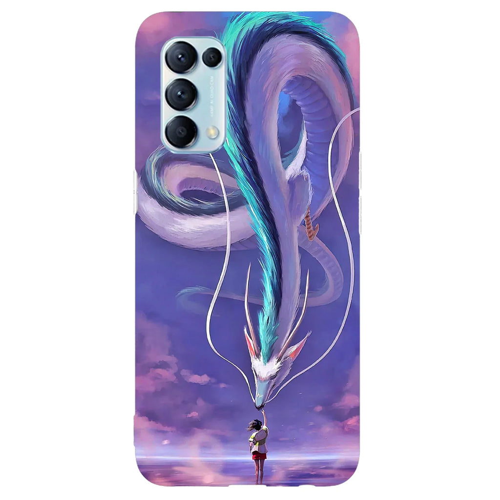 Husa compatibila cu Oppo Reno 6 Pro 5G model Spirited Away, Silicon, TPU, Viceversa - Viceversa