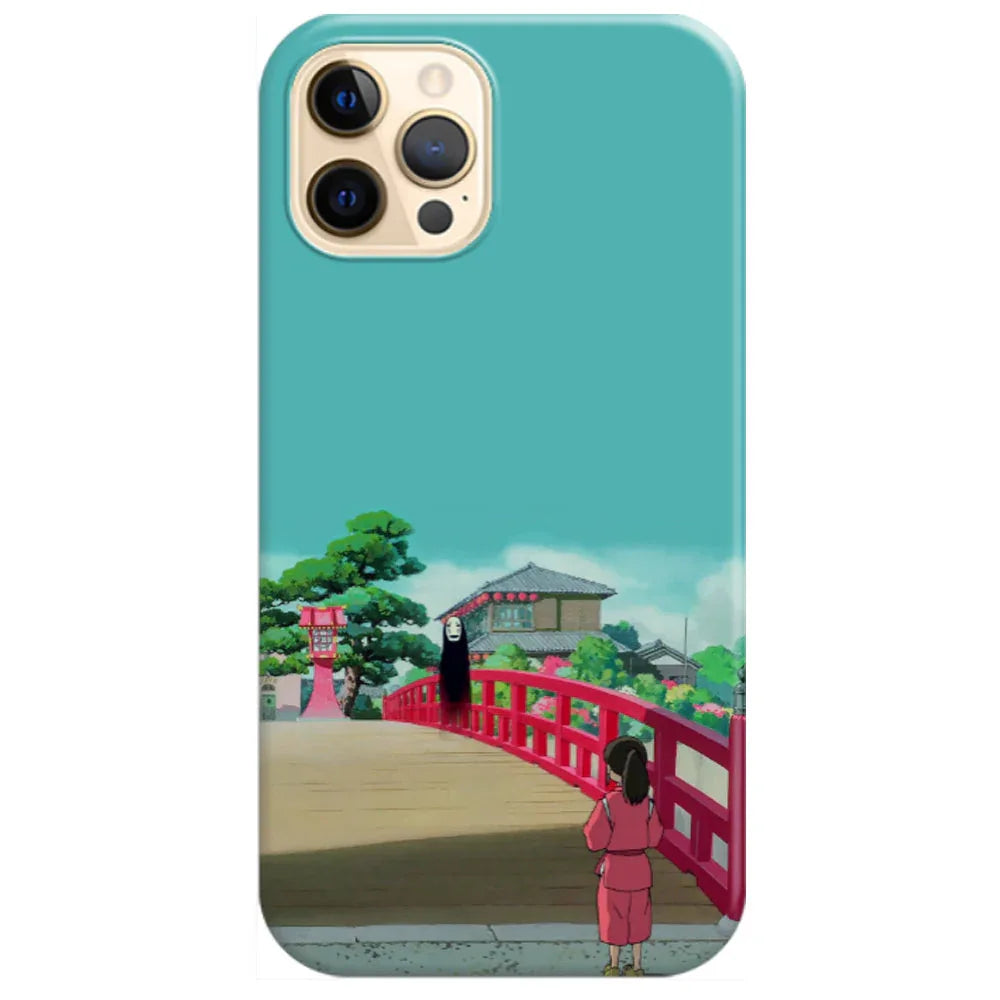 Husa compatibila cu Apple iPhone 14 Plus model Spirited Away Bridge, Silicon, TPU, Viceversa - Viceversa