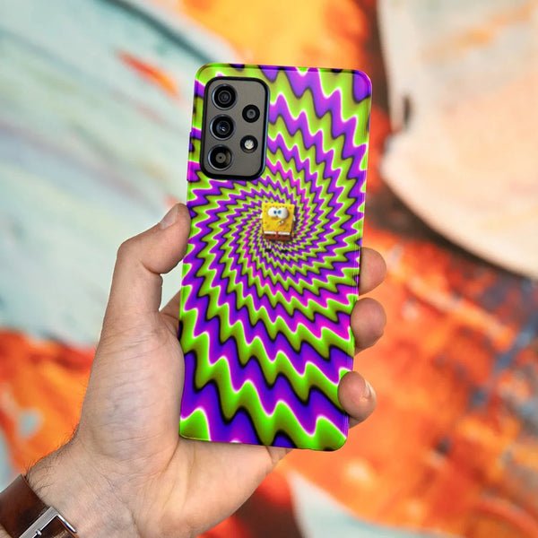 Husa compatibila cu Samsung Galaxy A53 5G model Sponge Bob, Silicon, TPU, Viceversa - Viceversa