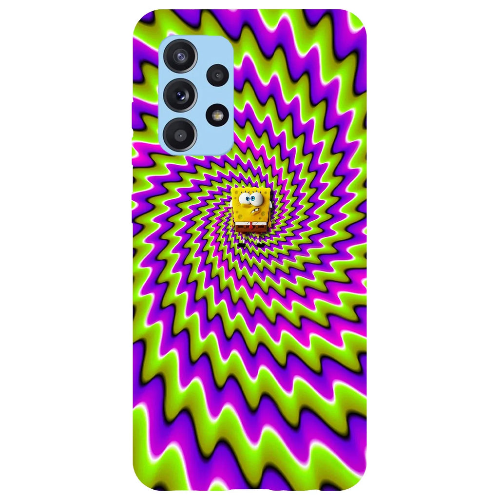 Husa compatibila cu Samsung Galaxy A53 5G model Sponge Bob, Silicon, TPU, Viceversa - Viceversa