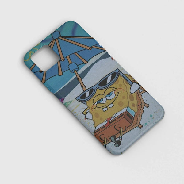 Husa compatibila cu Apple iPhone 11 Pro model Sponge Bob,Silicon, Tpu, Viceversa - Viceversa