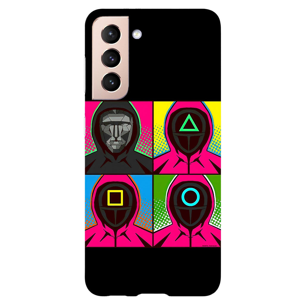 Husa compatibila cu Samsung Galaxy S21 FE model Squid game master, Silicon, TPU, Viceversa