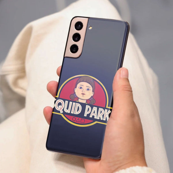 Husa compatibila cu Samsung Galaxy S21 FE model Squid park, Silicon, TPU, Viceversa