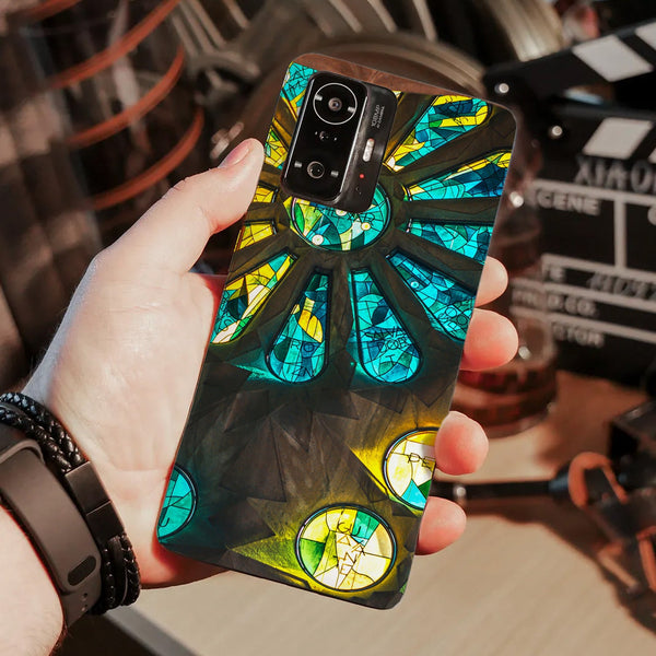 Husa compatibila cu Xiaomi Mi 9T model Stained Glass, Silicon, TPU, Viceversa