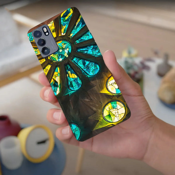 Husa compatibila cu Oppo Find X3 model Stained Glass, Silicon, TPU, Viceversa - Viceversa