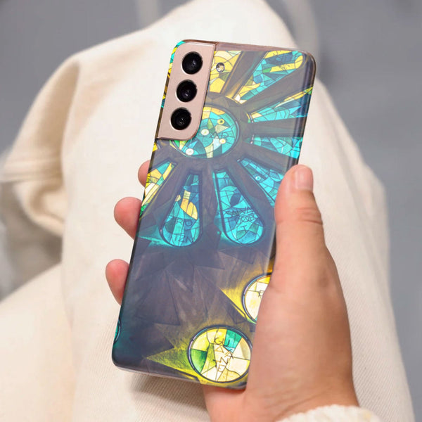 Husa Samsung Galaxy S21 FE model Stained Glass, Silicon, TPU, Viceversa