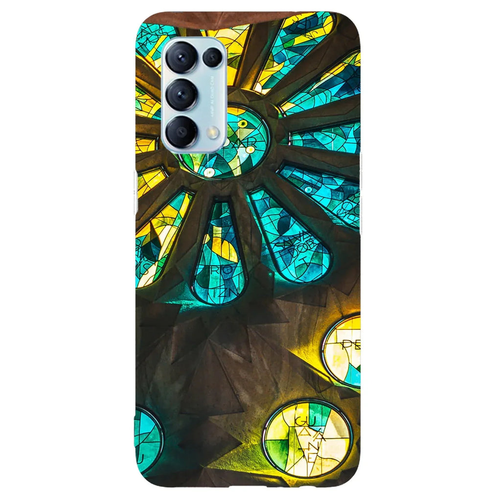 Husa compatibila cu Oppo A5 (2020) model Stained Glass, Silicon, TPU, Viceversa - Viceversa