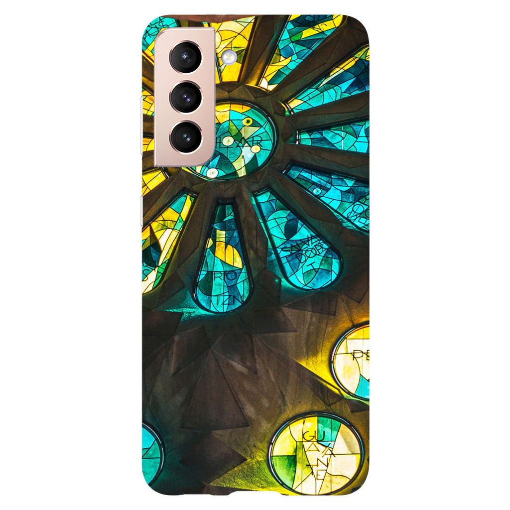 Husa Samsung Galaxy S21 FE model Stained Glass, Silicon, TPU, Viceversa