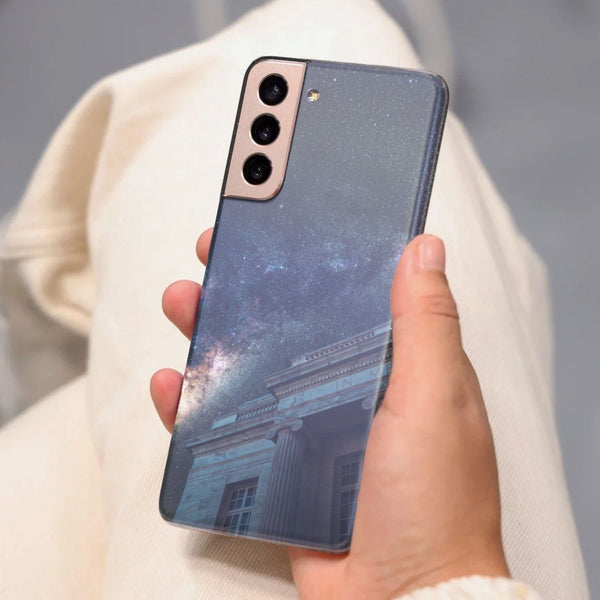 Husa compatibila cu Samsung Galaxy S21 FE model Starry Night Hall, Silicon, TPU, Viceversa