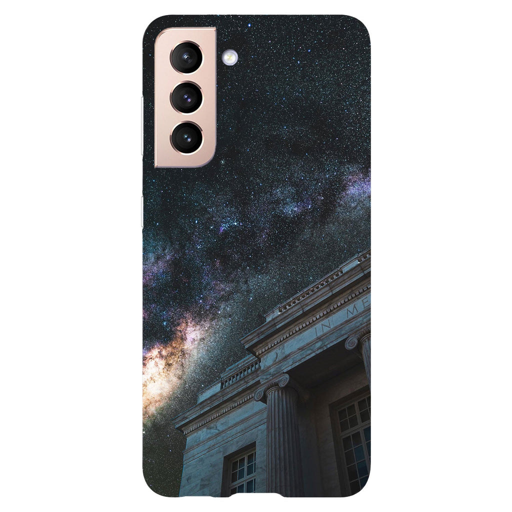 Husa compatibila cu Samsung Galaxy S21 FE model Starry Night Hall, Silicon, TPU, Viceversa